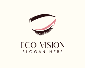 Eyelash Beauty Makeup logo design