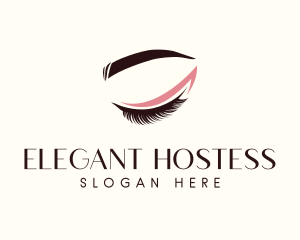 Eyelash Beauty Makeup logo design