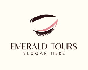 Eyelash Beauty Makeup logo design