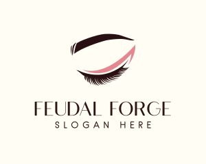 Eyelash Beauty Makeup logo design