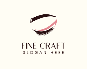 Eyelash Beauty Makeup logo design