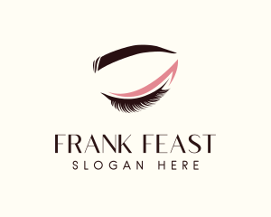 Eyelash Beauty Makeup logo design