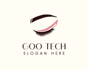 Eyelash Beauty Makeup logo design