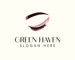 Eyelash Beauty Makeup logo design