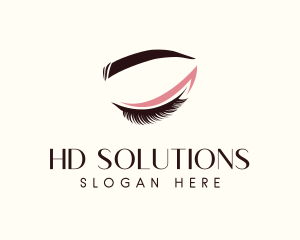 Eyelash Beauty Makeup logo design