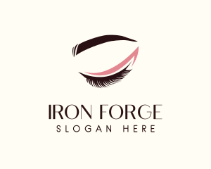 Eyelash Beauty Makeup logo design