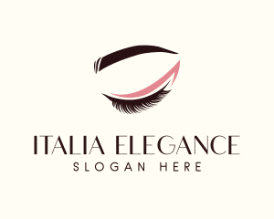 Eyelash Beauty Makeup logo design