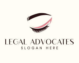 Eyelash Beauty Makeup logo design