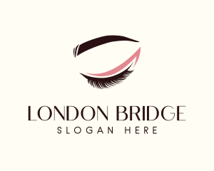 Eyelash Beauty Makeup logo design