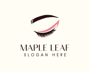 Eyelash Beauty Makeup logo design