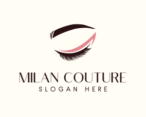 Eyelash Beauty Makeup logo design