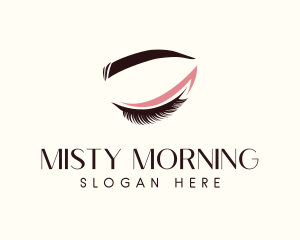 Eyelash Beauty Makeup logo design