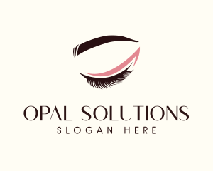 Eyelash Beauty Makeup logo design