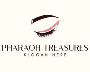 Eyelash Beauty Makeup logo design