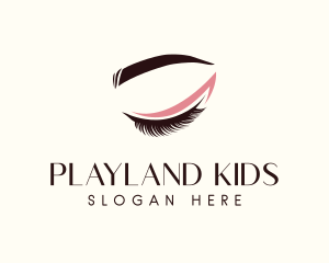 Eyelash Beauty Makeup logo design