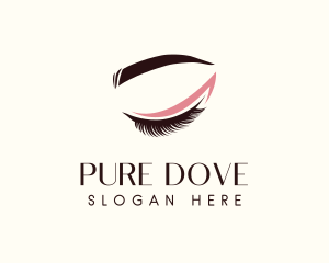 Eyelash Beauty Makeup logo design