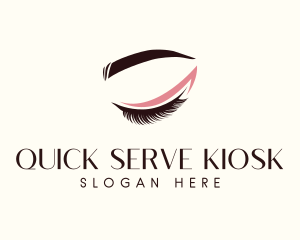 Eyelash Beauty Makeup logo design