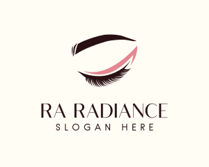 Eyelash Beauty Makeup logo design