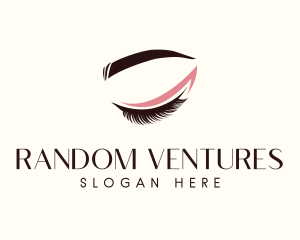 Eyelash Beauty Makeup logo design