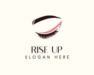 Eyelash Beauty Makeup logo design