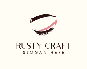 Eyelash Beauty Makeup logo design