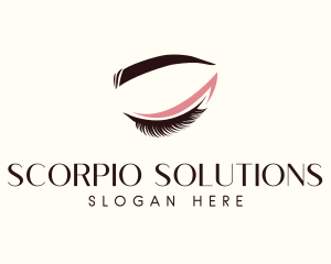 Eyelash Beauty Makeup logo design