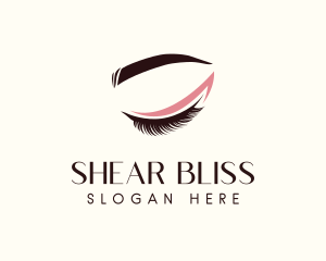 Eyelash Beauty Makeup logo design