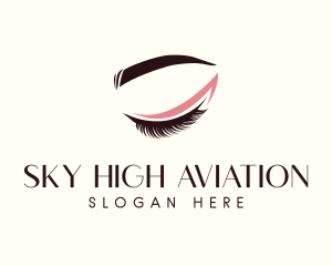 Eyelash Beauty Makeup logo design