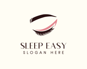 Eyelash Beauty Makeup logo design