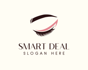 Eyelash Beauty Makeup logo design