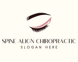 Eyelash Beauty Makeup logo design