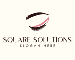 Eyelash Beauty Makeup logo design