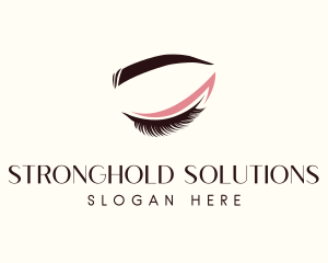 Eyelash Beauty Makeup logo design