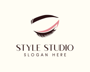 Eyelash Beauty Makeup logo design