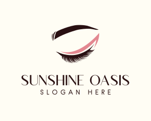 Eyelash Beauty Makeup logo design