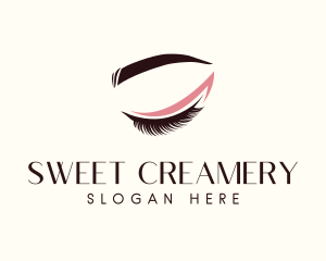 Eyelash Beauty Makeup logo design