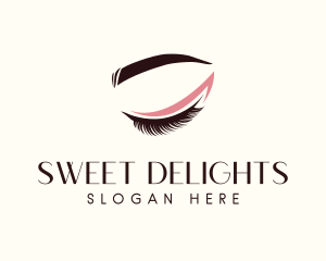 Eyelash Beauty Makeup logo design