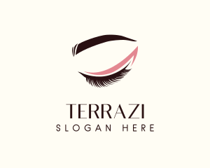 Eyelash Beauty Makeup logo design