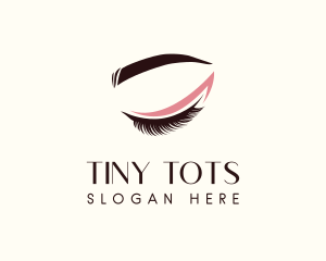 Eyelash Beauty Makeup logo design