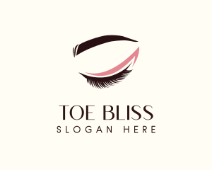 Eyelash Beauty Makeup logo design