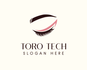 Eyelash Beauty Makeup logo design