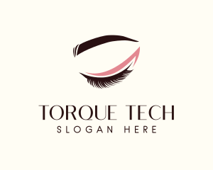 Eyelash Beauty Makeup logo design