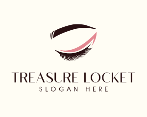 Eyelash Beauty Makeup logo design