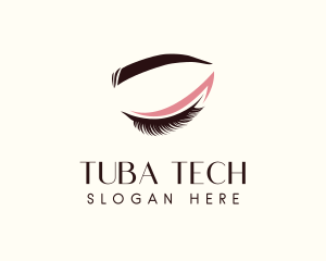 Eyelash Beauty Makeup logo design