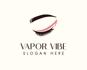 Eyelash Beauty Makeup logo design