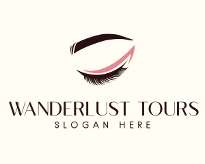 Eyelash Beauty Makeup logo design