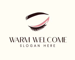 Eyelash Beauty Makeup logo design