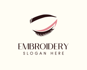 Eyelash Beauty Makeup logo design