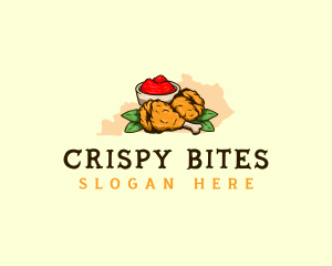 Fried - Fried Chicken Kentucky logo design