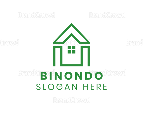 Green Polygon House Logo